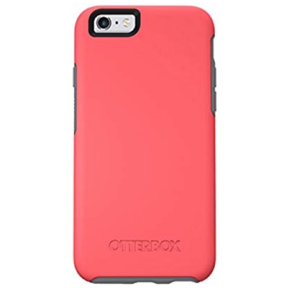 Otterbox 6 / 6s Coral and Grey Gray Phone Case